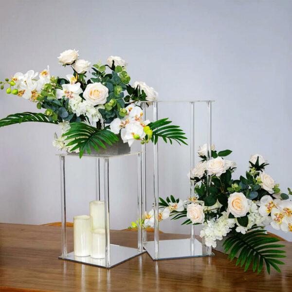 Centres de table rectangulaires transparents – Image 2