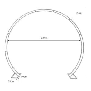 Arche demi cercle Grise