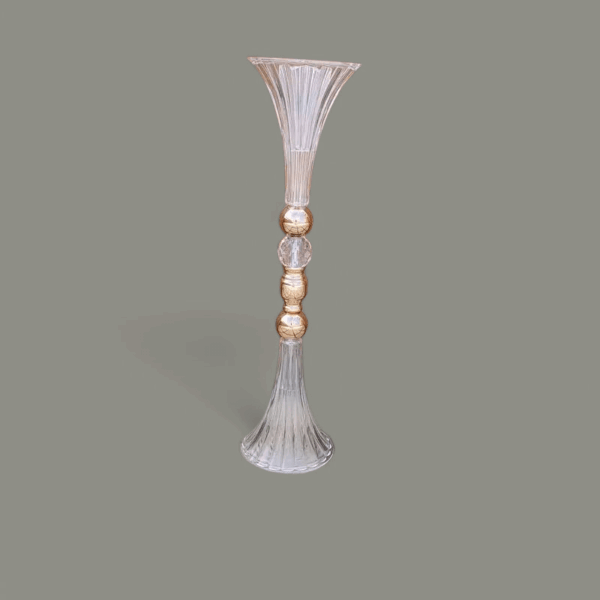 Centre de table clarinette transparente Vally